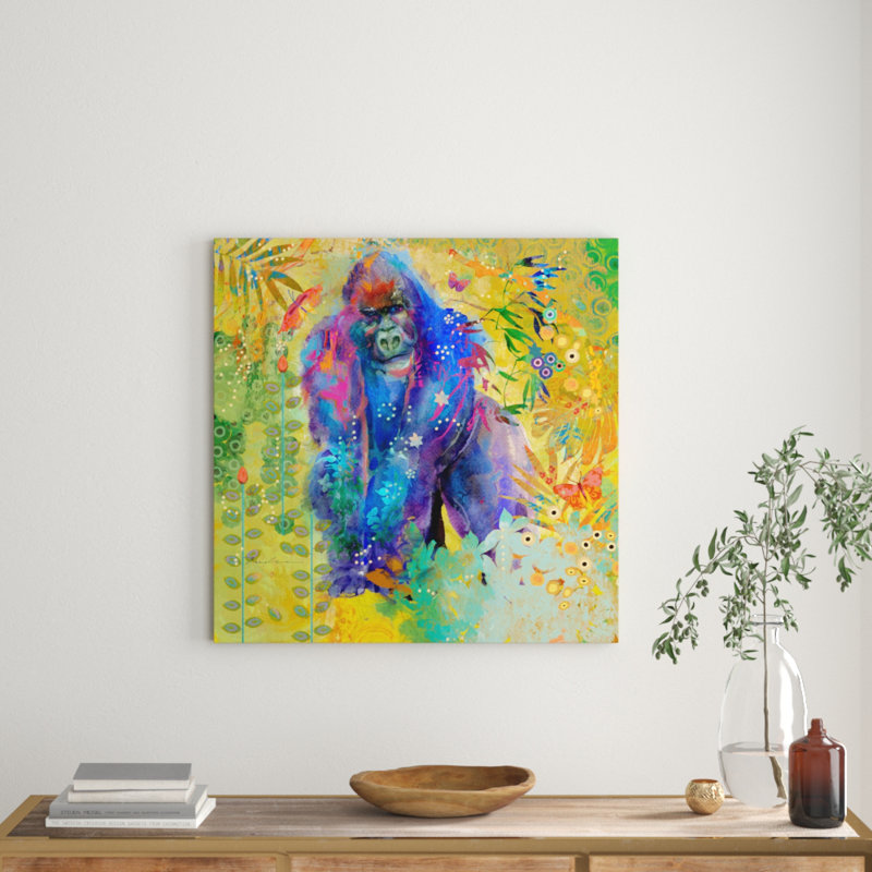 Evelia - Wrapped Canvas Print, 81cm H x 81cm W x 3.8cm D