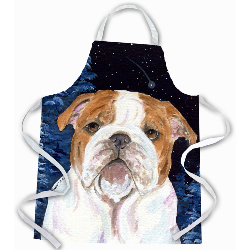 Tablier de bouledogue starry night english