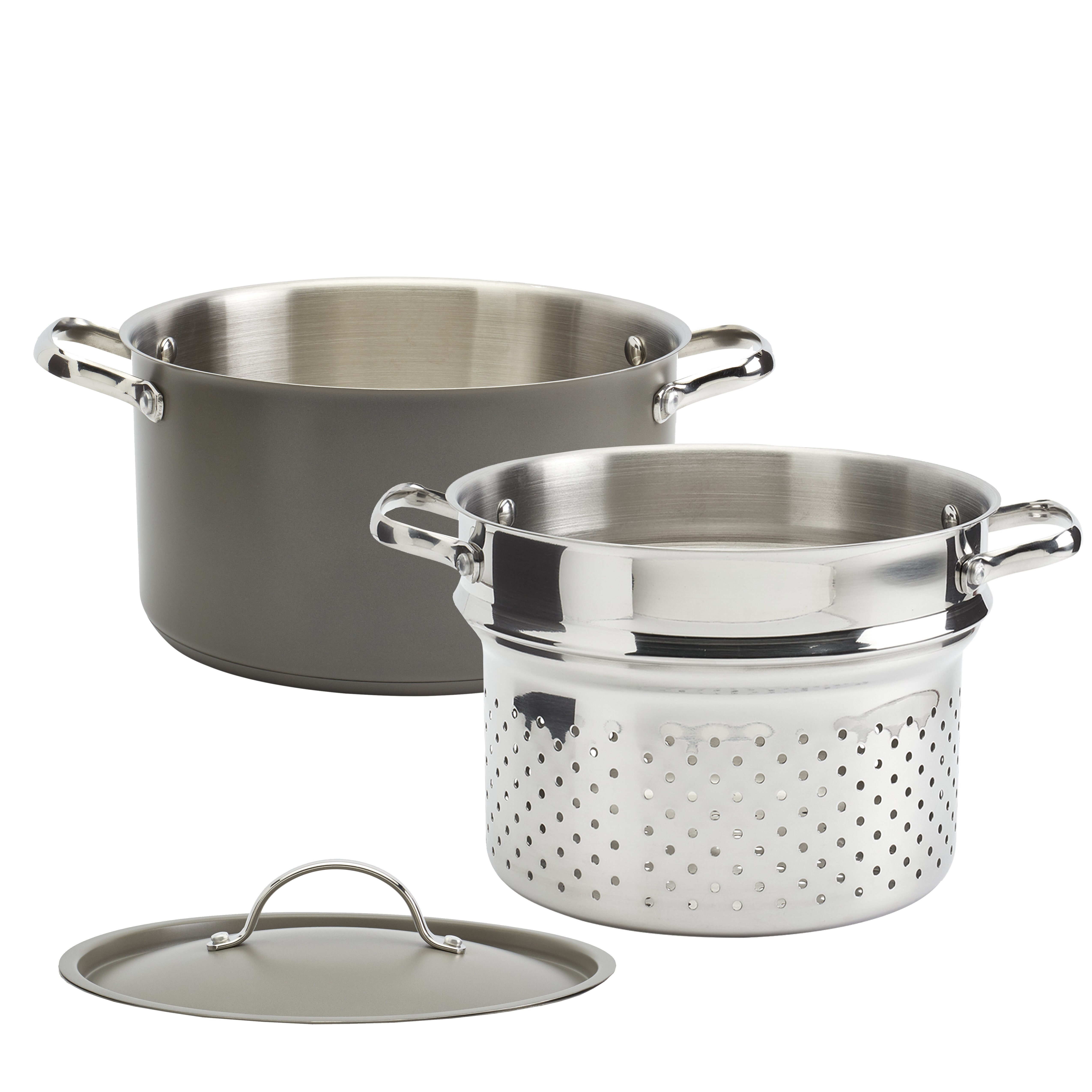 Cuisinart Chef's Classic Stainless Steel 6-Qt. Pasta Pot with Straining  Cover + Reviews