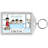 Personalized Name That Toon Tub Time Dad 3 boys Rhinestone Bordered Key Chain-106950365