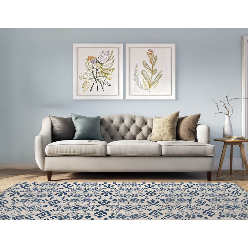 Tapis d'intérieur antidérapant Block, Rectangle 4pi x 6 pi