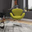 Chaise ballon rembourrée en métal Raspberry Modern-1094482887