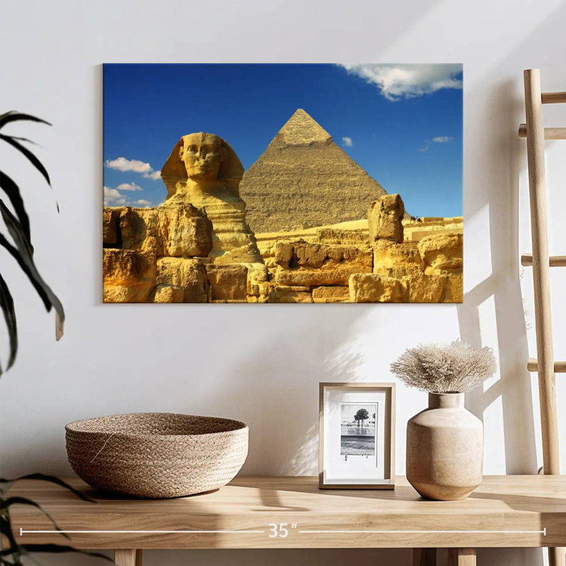 Adella Sphinx In Giza, 16" H x 24" W