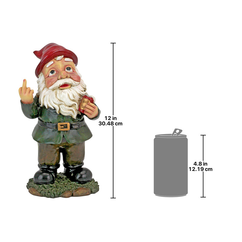 Statue Tim Gnome «Foul Finger Tipy»