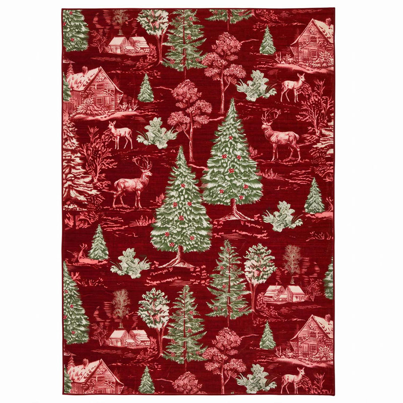 Rectangle Washable Area Rug, 80*150cm