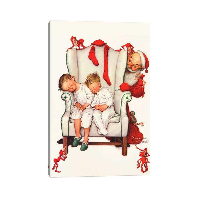 Norman Rockwell - Print on Canvas, 101.6 cm H x 66.04 cm W x 1.91 cm D, Wrapped Canvas