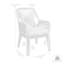 Chaise de patio avec coussin Simonacia