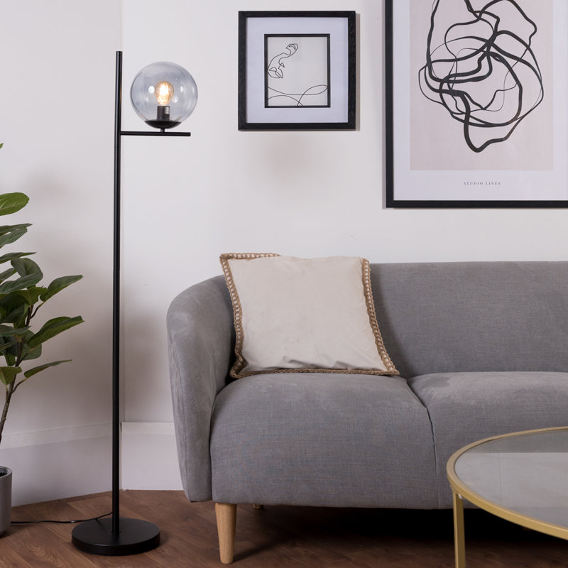 Amelia-Sophia 141cm Swing Arm Floor Lamp