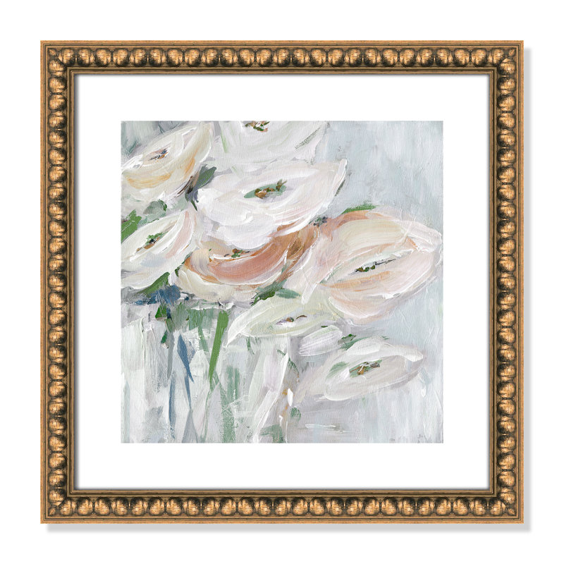 Impeccable " Impeccable " by Susan Pepe, Gold Bead Framed Paper, 18.25" H x 18.25" W x 1.13" D