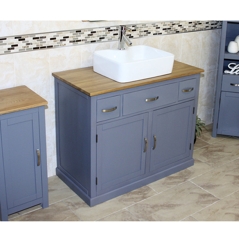 Rickey 1000mm Single Bathroom Vanity with Vessel Ceramic Basin