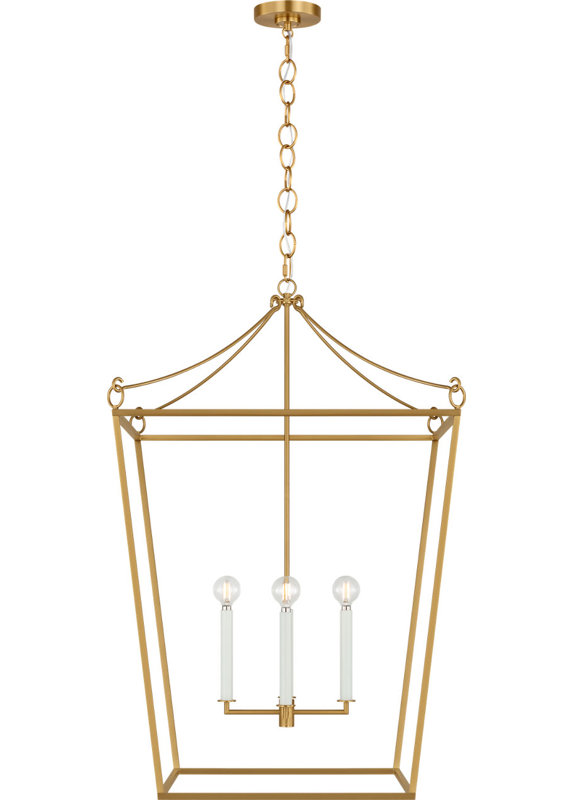 Carlyle Lantern, Burnished Brass, 4, 102.75" H x 24.38" W  x 24.38" D