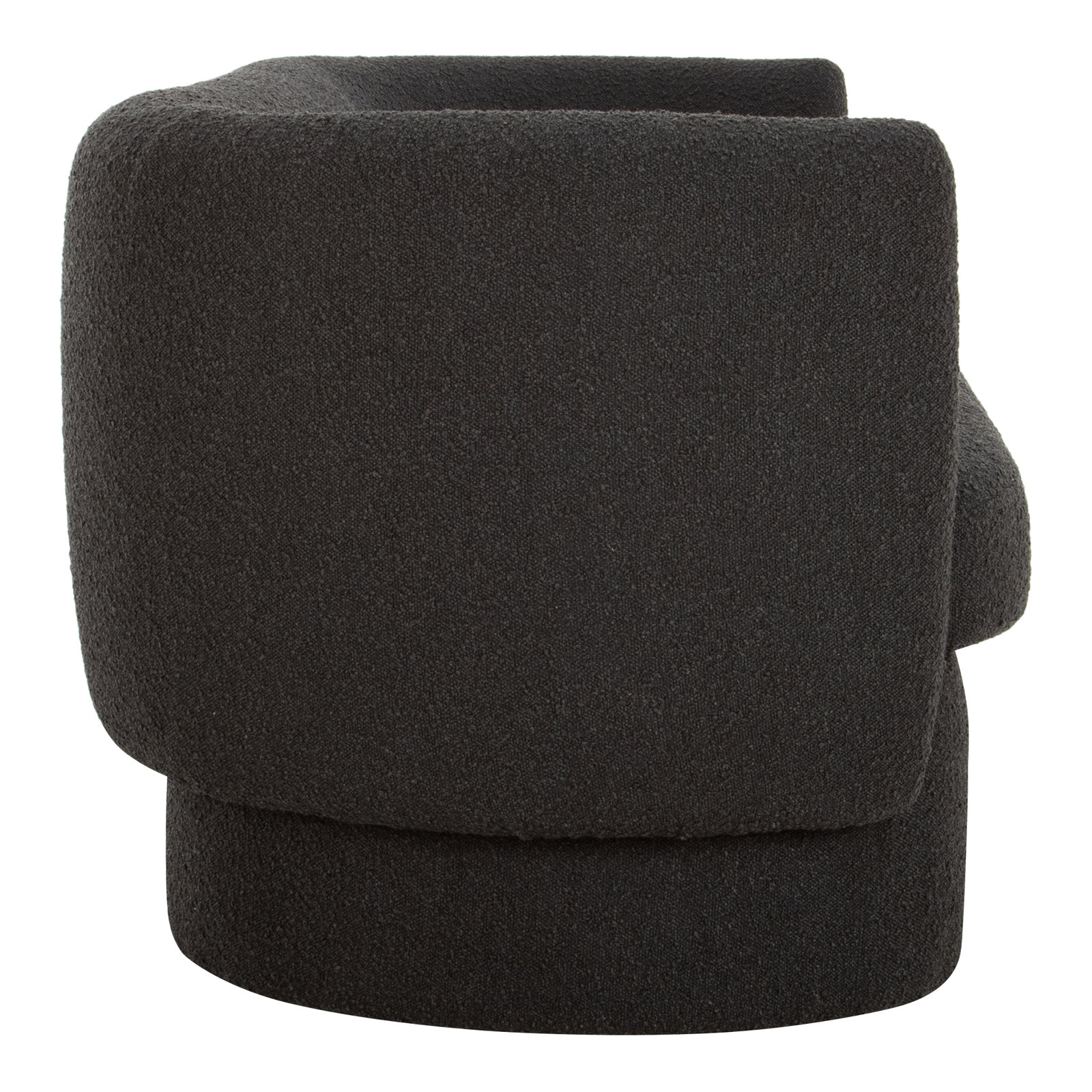 Atla 84" Sofa, Maya Black Boucle