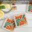 Paquet de 4 sous-verres à carreaux roulés à motif floral bohémien orange Thirstystone