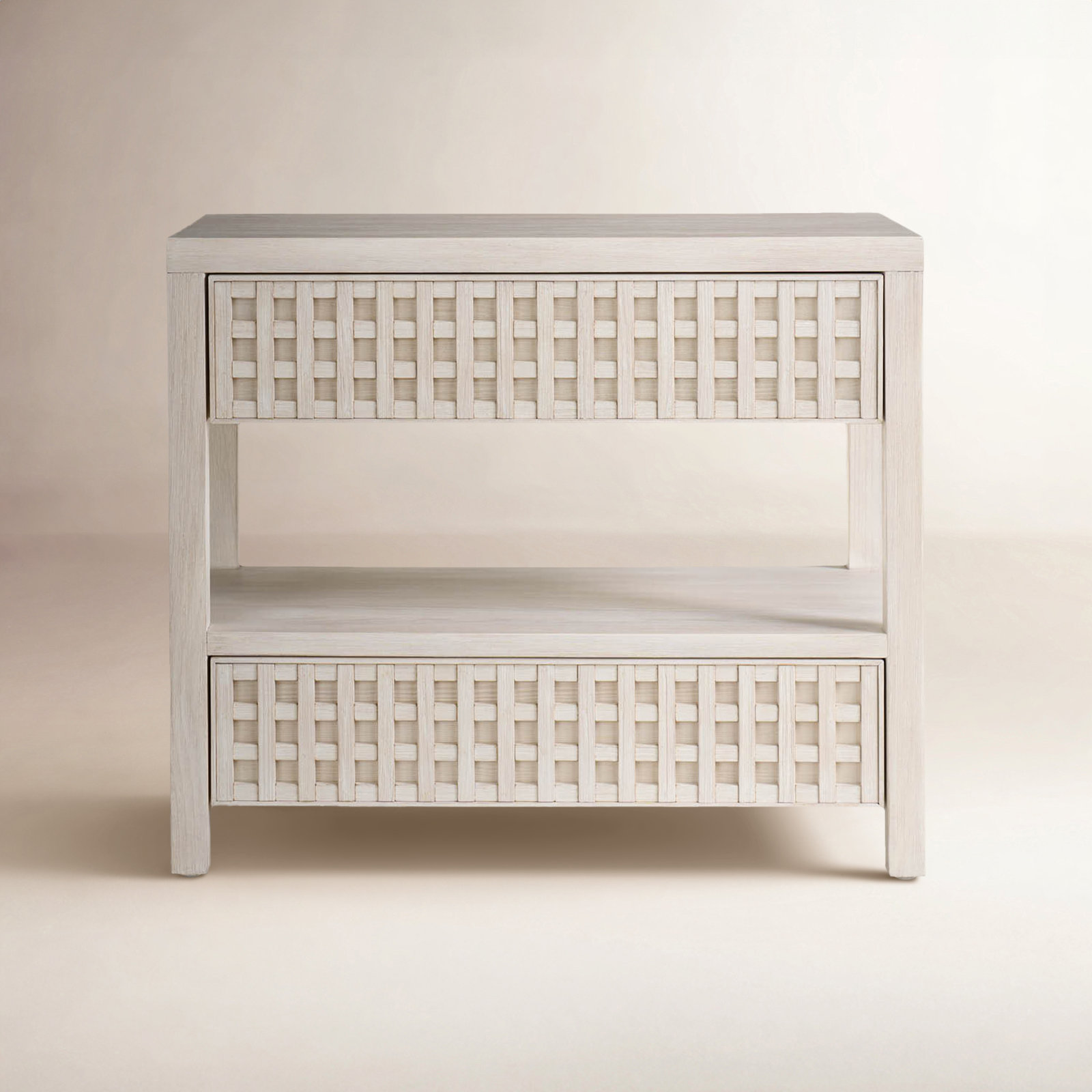 Baxley 2 - Drawer Nightstand, Ivory