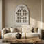 Miroir mural arqué rétro avec volets ouverts, miroir décoratif décoratif pour la maison-124569822-124569823