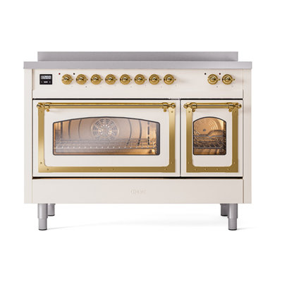 ILVE Nostalgie II Noblesse 48 in Induction Range, 6 Induction Elements (Glass Door)