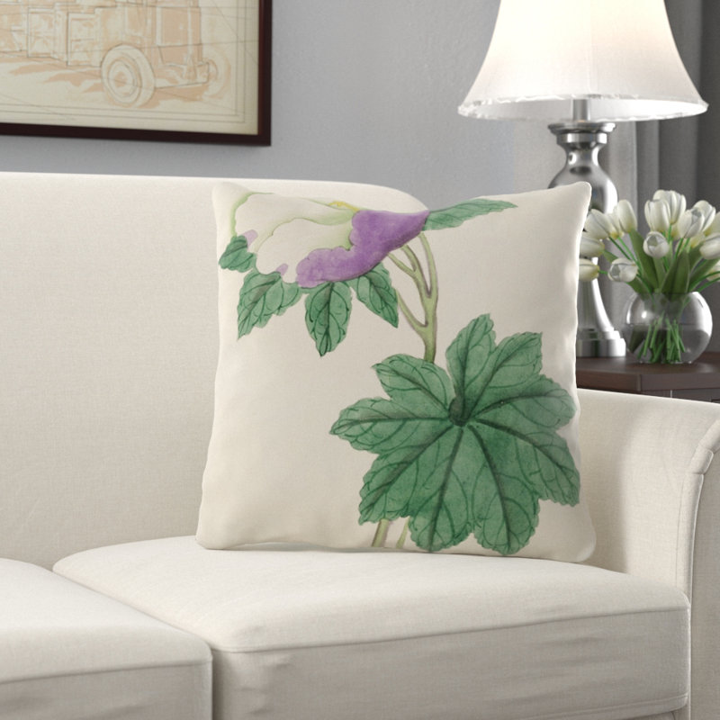 Coussin watercolour Amburgey, Microsuède, Intérieur