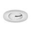 Baignoire autoportante de 61 pouces, blanc mat, minimaliste contemporain, forme ergonomique, bonde centrale, une pièce solide, pour la décoration de salle de bain, style moderne, surface de trempage design, finition, ovale