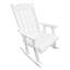 Chaise berçante d'extérieur en bois massif Ruvimbo-86843595
