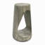 Table d'appoint d'extérieur, table de bout à conception creuse, table de tabouret de jardin de patio, table d'appoint décorative pour terrasse de balcon de plage, béton léger, texture semblable au bois-1333476138