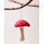 Nordic Felted Mushroom Ornament - Single-88964511