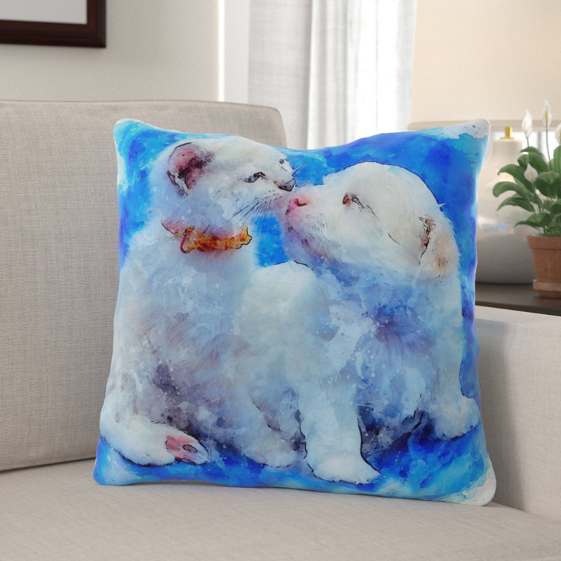 Coussin pour chien Dusek, Microsuède, Intérieur