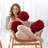 Faux Fur Reversible Throw Pillow-74161847