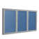 Enclosed Cabinet Vinyl Bulletin Board