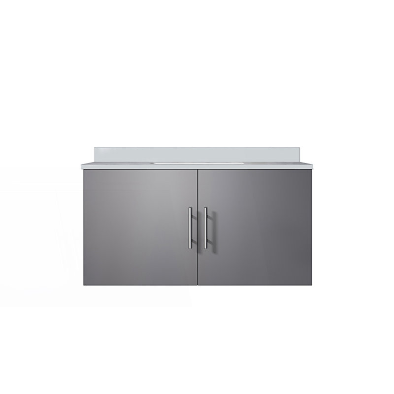 36 po X P 22 po Meuble-lavabo de salle de bain D 2, Gris foncé, 36", Gris