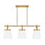 3 - Light Kitchen Island Linear Pendant-1297194380