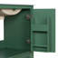 Meuble-lavabo autoportant de 30 po avec lavabo en céramique, portes à fermeture en douceur et tiroir divisé-1016662561