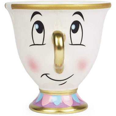 disney Beauty and the Beast Ceramic Travel Mug