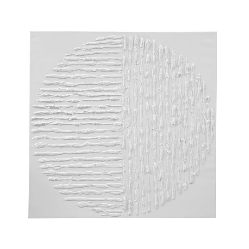 Art mural texturé sur toile texturée minimaliste 3D