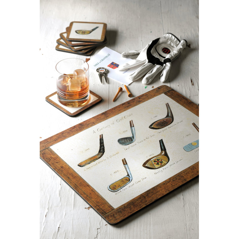 Pimpernel a History of Golf Placemats 15.7 X 11.7"