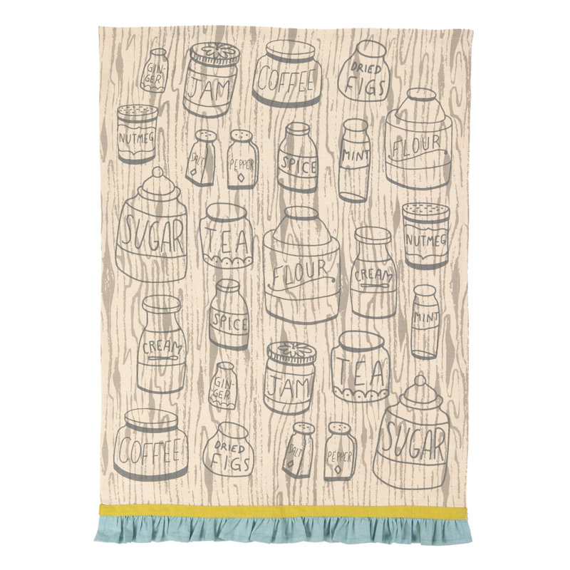 Serviette de cuisine à pots à épices