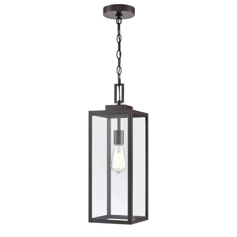Robert 7" Wide Outdoor Mini Pendant, Bronze