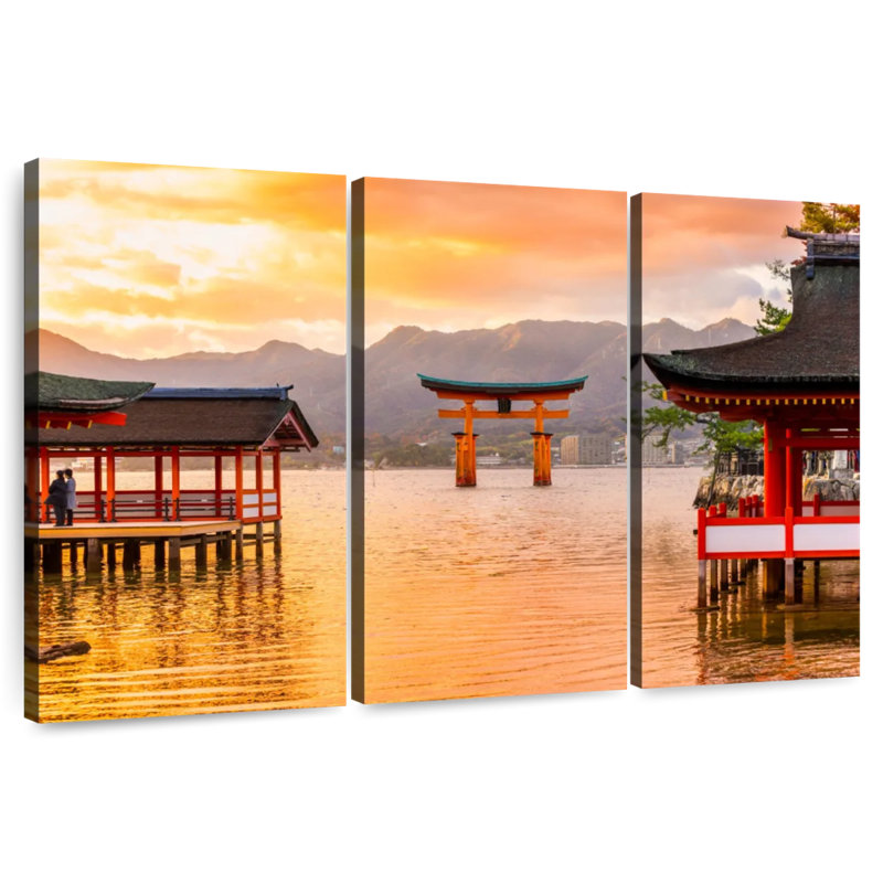 Lilie Miyajima Floating Torii, 20" H x 33" W