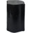 Black 21 Irregular End Table With Split Design, Small Space For Indoor Outdoor Use, And Fiberglass Materials-1054440804
