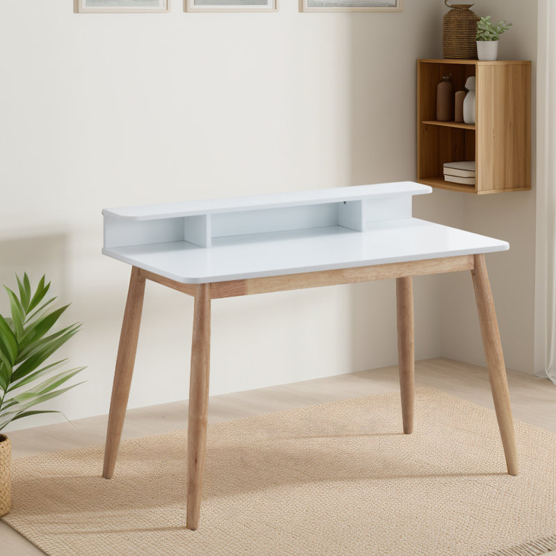 Bureau d'écriture avec huche Roskilde, White/Natural