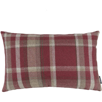Plaid Wool Blend Pillow Cover