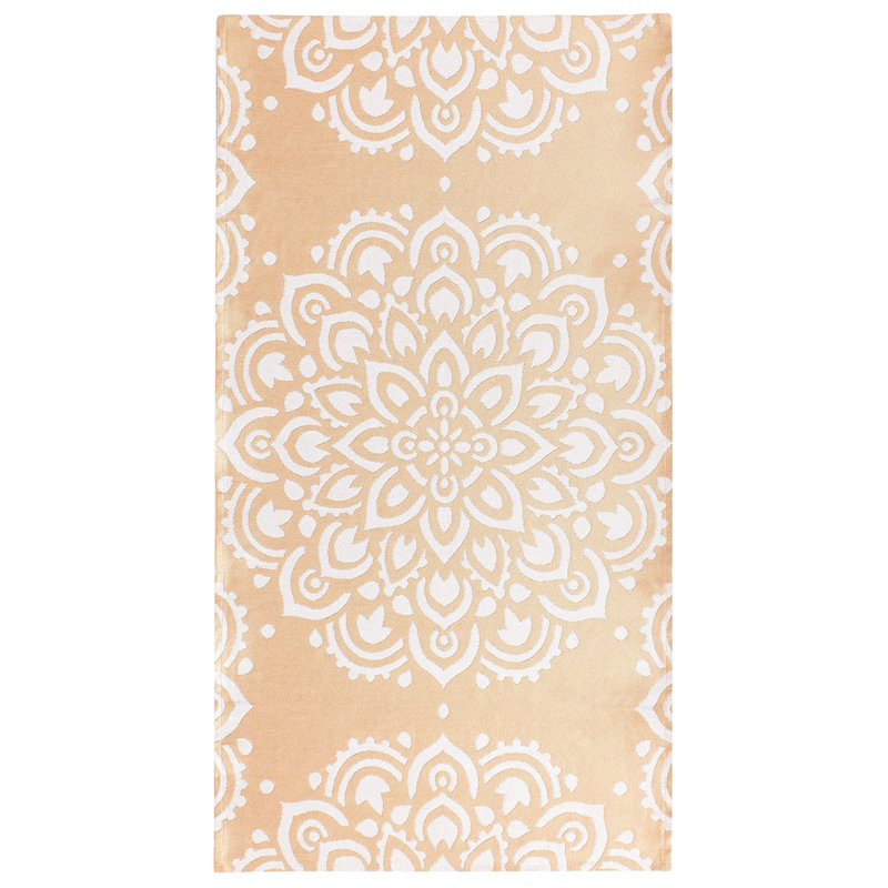 Outdoor Rug KARWAR Beige, Rectangle 80 x 150 cm