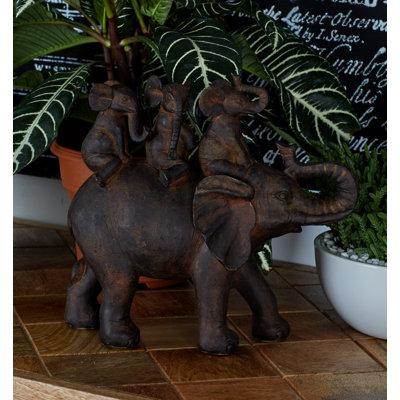 Teeken Elephant Family Figurine