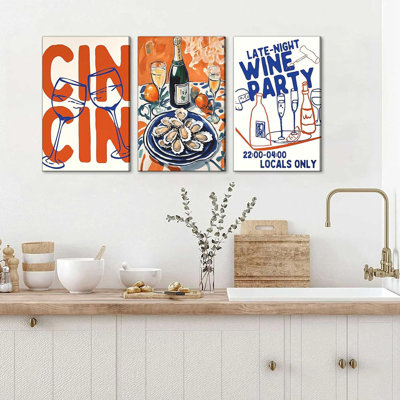 3 Piece Wrapped Canvas Print