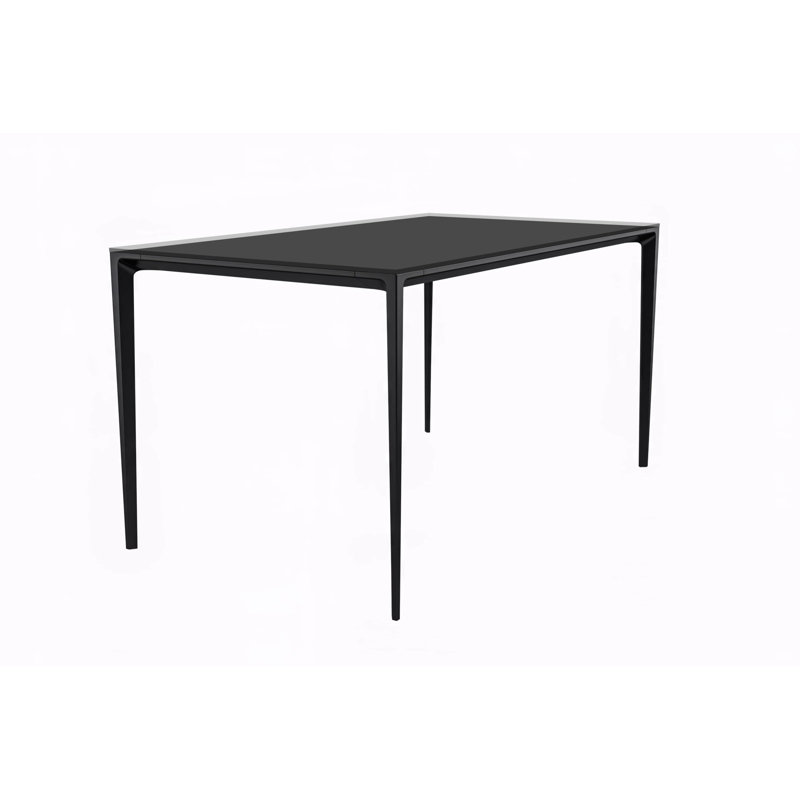 Tables de salle à manger Kansas, Transparent, H 28,7 po x l 55 po x L 31,49 po