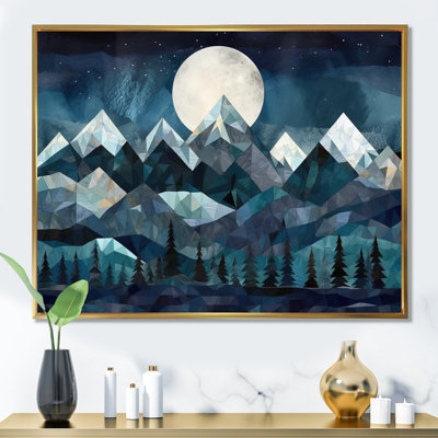Minimalisme Winter Mountains IV - impression