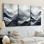 Paysages série CCxxviii - toile tendue sur mesure - 3 pièces-671019540