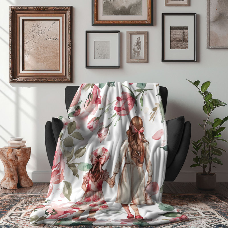 Mom Warmth - 1 Piece Premium Blanket, 50" W x 60" L