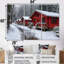 «Winter Hotel Cozy Chalet I», ensemble d'art mural et hôtels-107164905-107164907