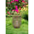  Brown Faux Rattan Lantern With White LED Candle And Timer Function-1733986317