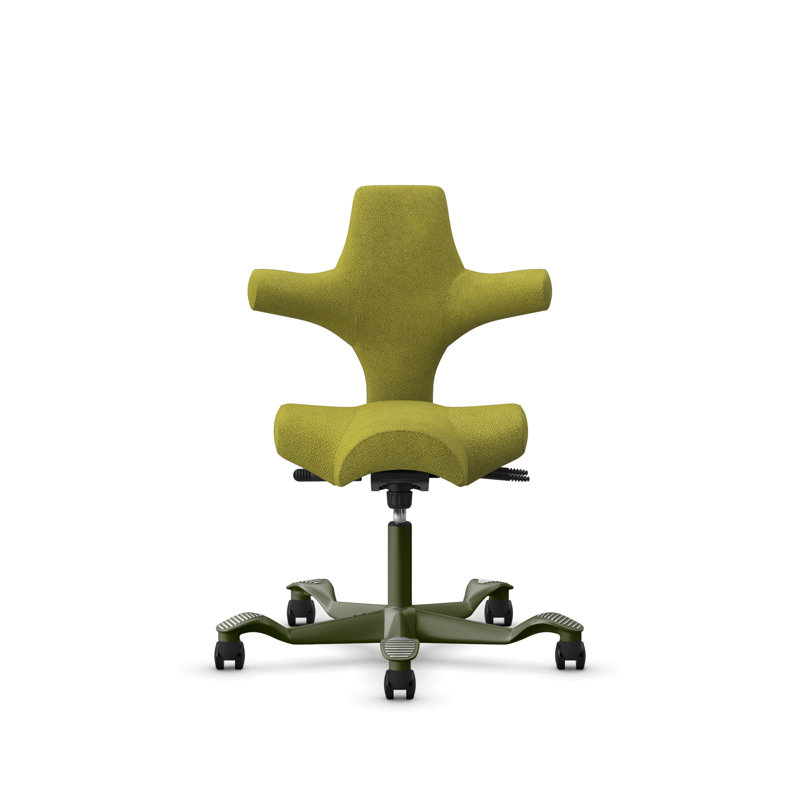 Chaise à hauteur standard réglable HœG Capisco, Standard, Vert mousse, Green Apple